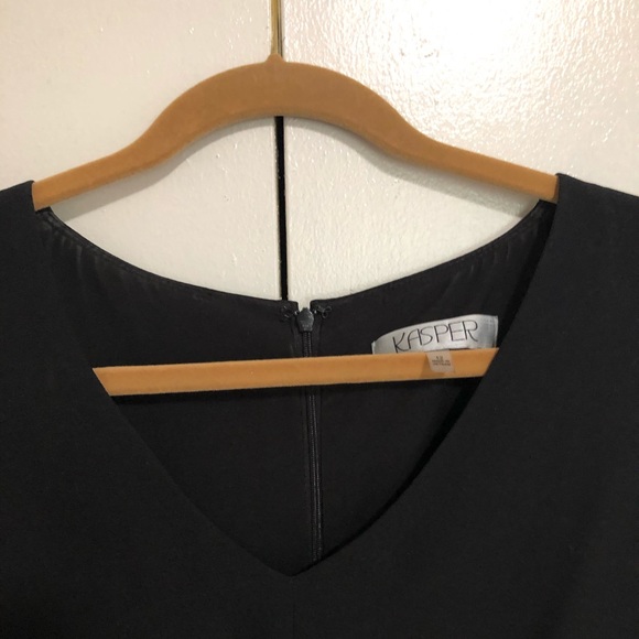 Black Kasper Dress Size 12 - Picture 4 of 5